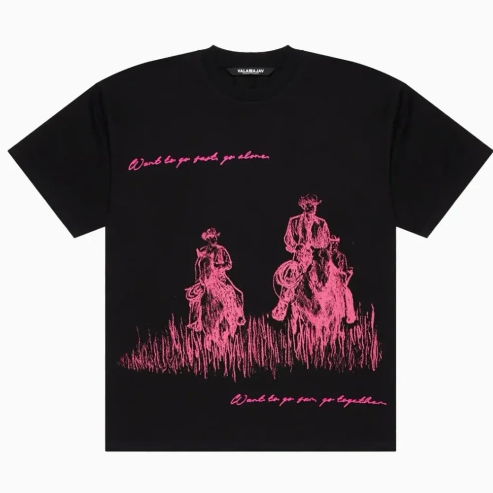 Valabasas Go Far Graphic Embroidered Tee